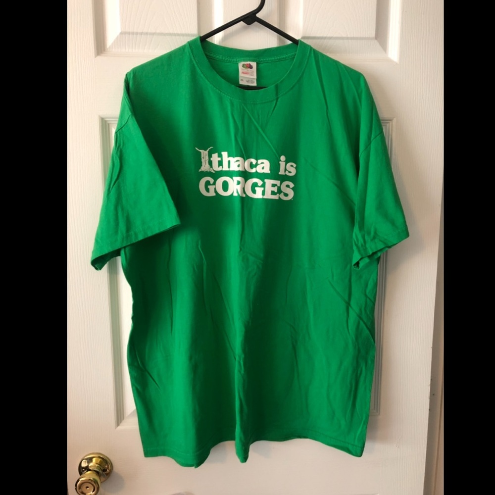 Green Ithaca Is Gorges T-Shirt 2X